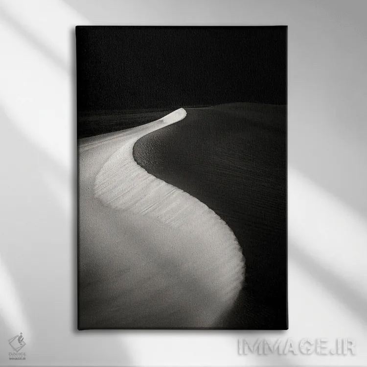 تابلو دکوراتیو قوس تپه شنی اثر دنیس فراتس - نمای روبهرو روی دیوار