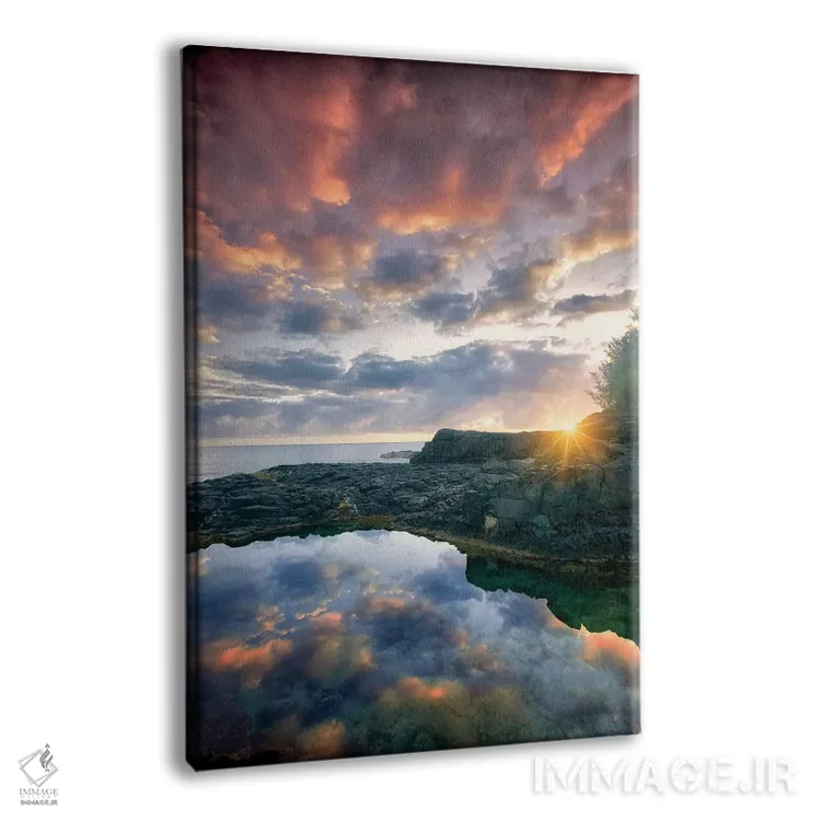 تابلو دکوراتیو طلوع خورشید کائوآئی اثر دنیس فراتس - نمای پرسپکتیو محصول