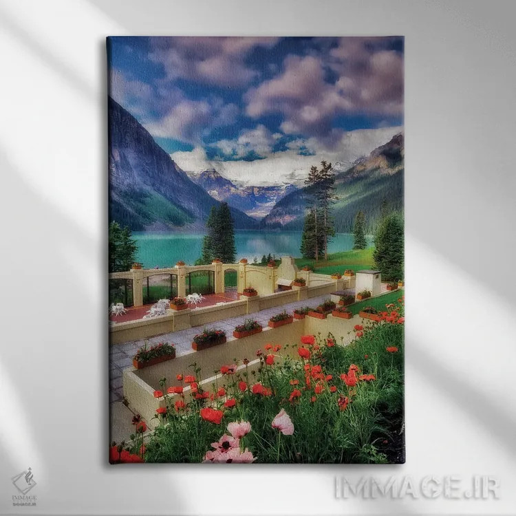 تابلو دکوراتیو باغ کانادایی اثر دنیس فراتس - نمای روبهرو روی دیوار