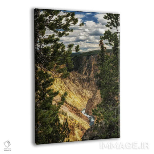 تابلو دکوراتیو دره یلواستون II اثر دنیس فراتس - نمای پرسپکتیو محصول