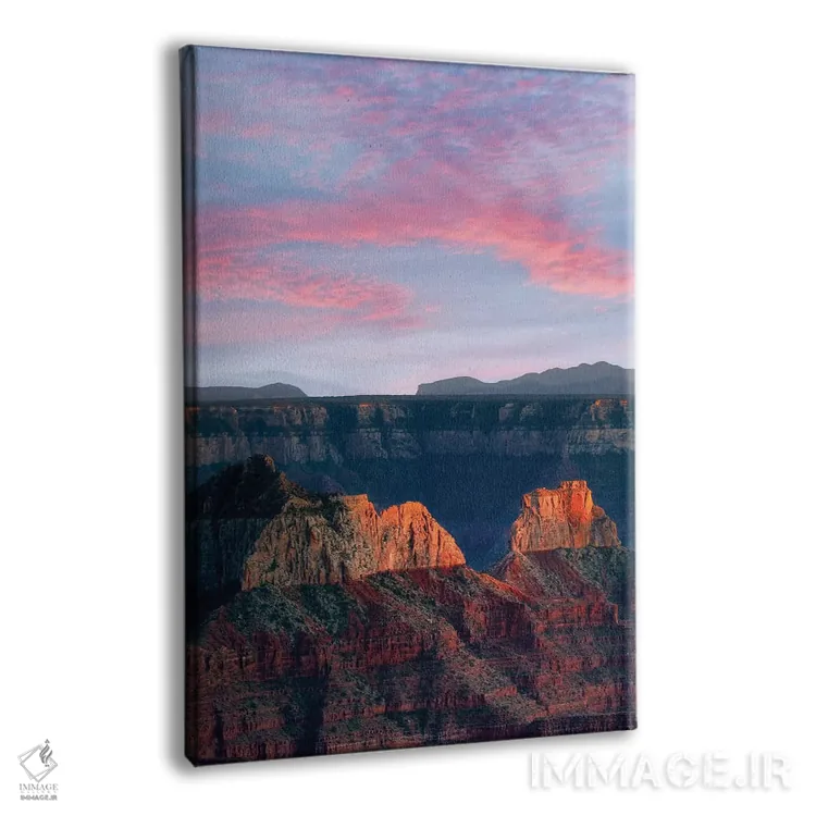 تابلو دکوراتیو غروب گرند کانیون ۲ اثر دنیس فراتس - نمای پرسپکتیو محصول