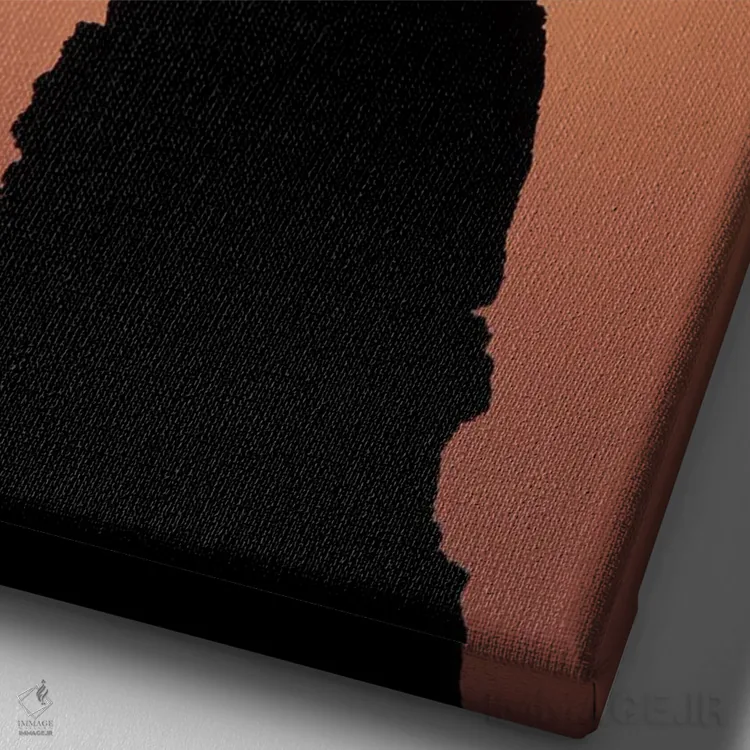 تابلو دکوراتیو غروب مرغ دریایی اثر دنیس فراتس - نمای نزدیک بافت بوم