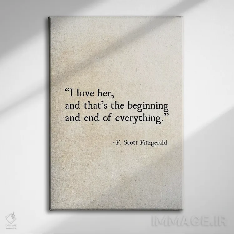 تابلو دکوراتیو آغاز و پایان اثر دبرا اوبرتانک - نمای روبهرو روی دیوار