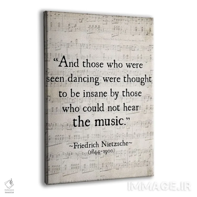 تابلو دکوراتیو فریدریش نیچه اثر دبرا اوبرتانک - نمای پرسپکتیو محصول