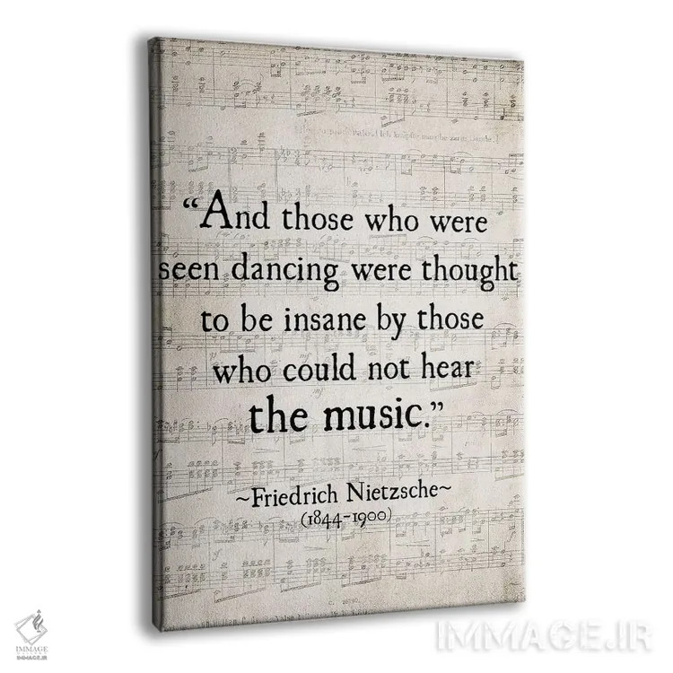 تابلو دکوراتیو فریدریش نیچه اثر دبرا اوبرتانک - نمای پرسپکتیو محصول