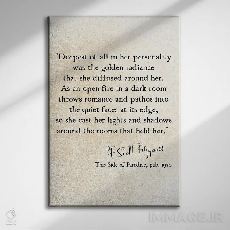 تابلو دکوراتیو درخشش طلایی اثر دبرا اوبرتانک - نمای روبهرو روی دیوار