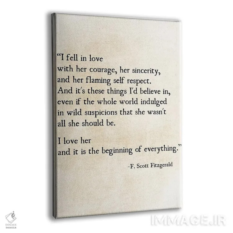 تابلو دکوراتیو عاشق شدم اثر دبرا اوبرتانک - نمای پرسپکتیو محصول