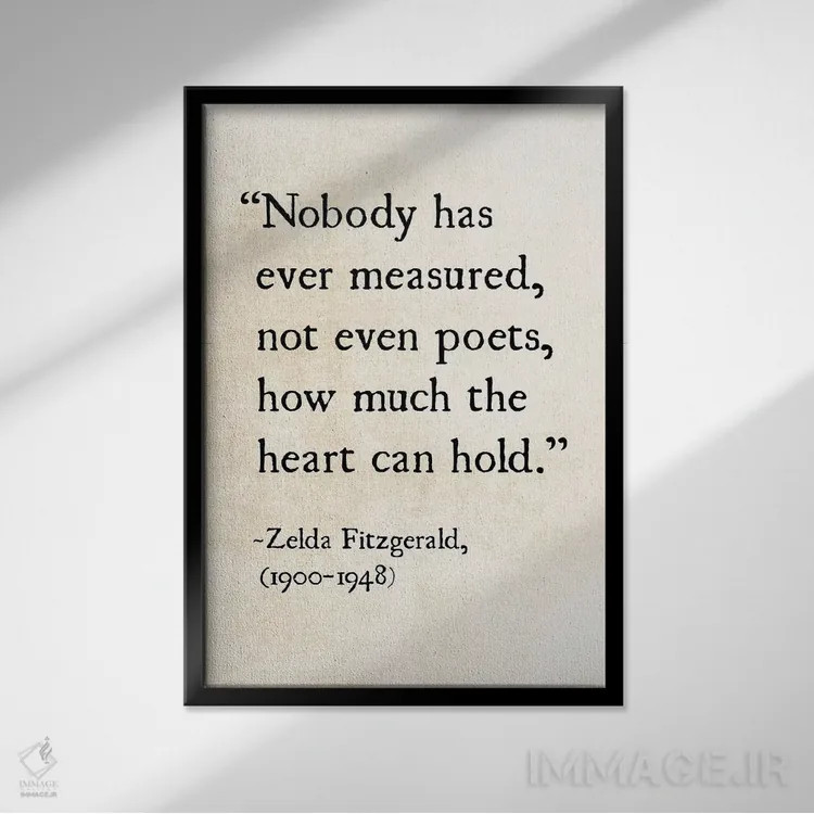 تابلو دکوراتیو قلب چقدر می تواند تحمل کند اثر دبرا اوبرتانک - نمای قابدار مشکی