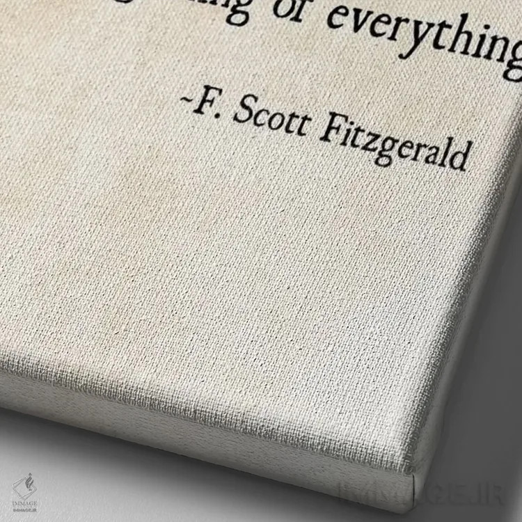 تابلو دکوراتیو عاشق شدم اثر دبرا اوبرتانک - نمای نزدیک بافت بوم