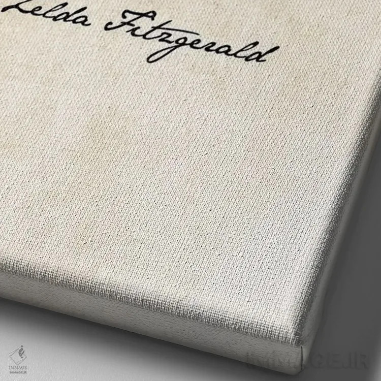 تابلو دکوراتیو در هر صورت دوستت دارم اثر دبرا اوبرتانک - نمای نزدیک بافت بوم