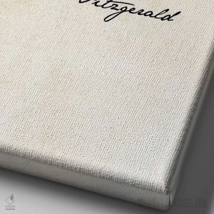 تابلو دکوراتیو دوستش دارم اثر دبرا اوبرتانک - نمای نزدیک بافت بوم