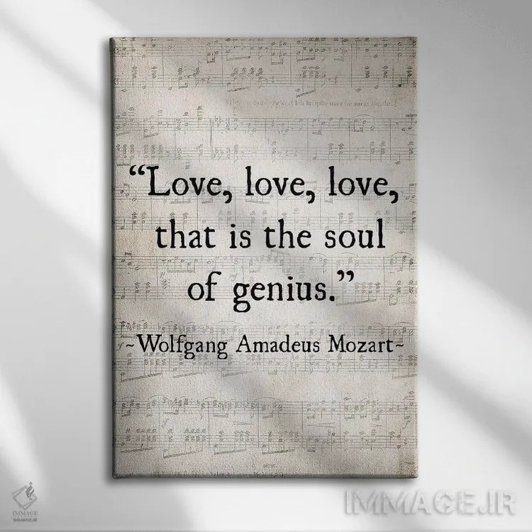 تابلو دکوراتیو عشق عشق عشق اثر دبرا اوبرتانک - نمای روبهرو روی دیوار