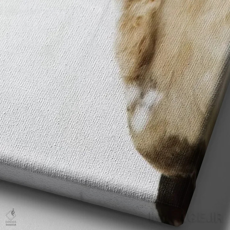 تابلو دکوراتیو نگاه کردن به تو اثر دبرا اوبرتانک - نمای نزدیک بافت بوم