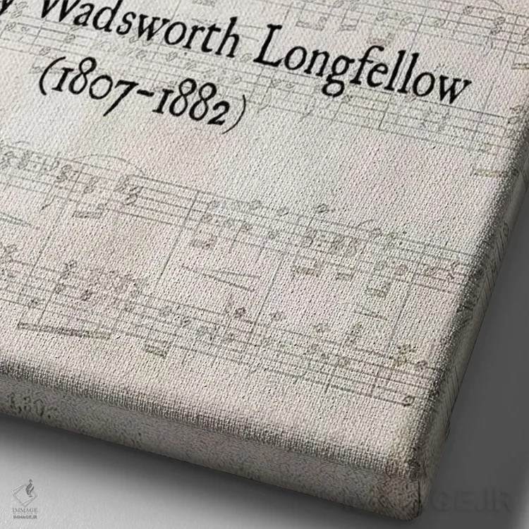 تابلو دکوراتیو موسیقی زبان جهانی است اثر دبرا اوبرتانک - نمای نزدیک بافت بوم