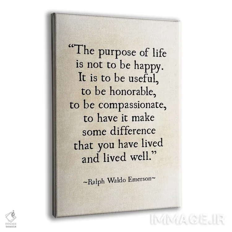 تابلو دکوراتیو هدف زندگی اثر دبرا اوبرتانک - نمای پرسپکتیو محصول