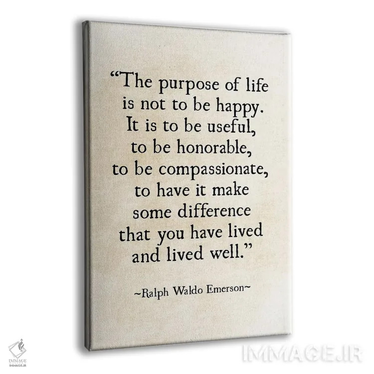 تابلو دکوراتیو هدف زندگی اثر دبرا اوبرتانک - نمای پرسپکتیو محصول