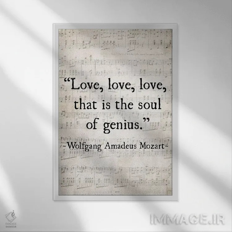 تابلو دکوراتیو عشق عشق عشق اثر دبرا اوبرتانک - نمای قابدار سفید