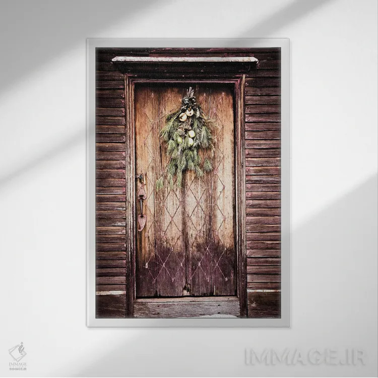 تابلو دکوراتیو در روستایی نیوانگلند اثر دبرا اوبرتانک - نمای قابدار سفید