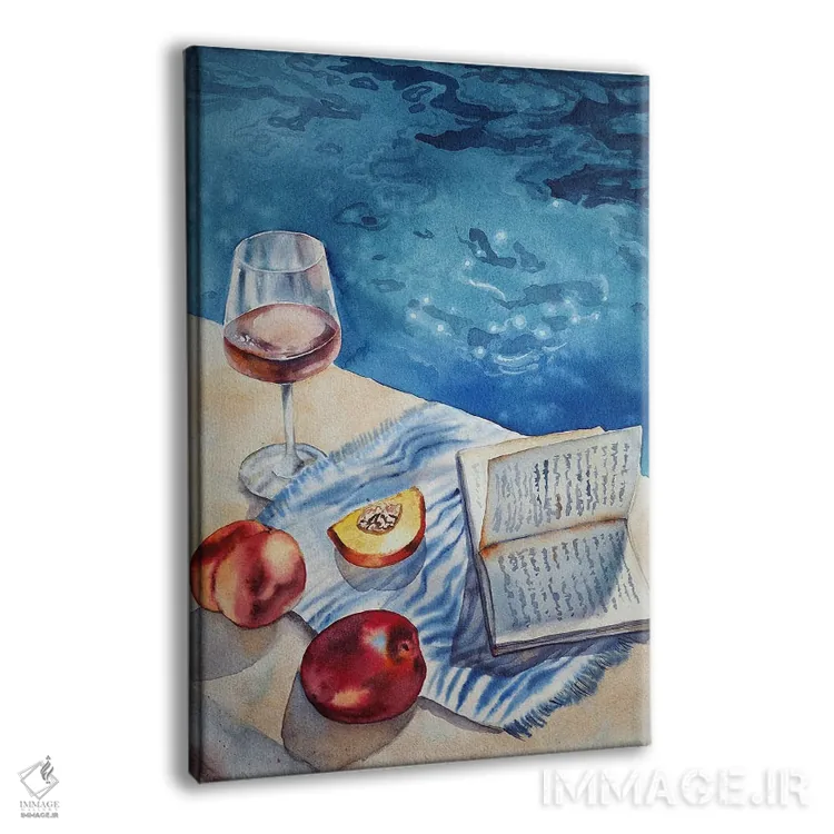 تابلو دکوراتیو حس تابستانی اثر دلنارا ال - نمای پرسپکتیو محصول