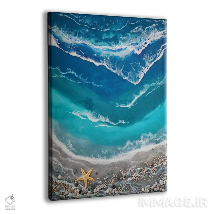 تابلو دکوراتیو رویا اثر دلنارا ال - نمای پرسپکتیو محصول