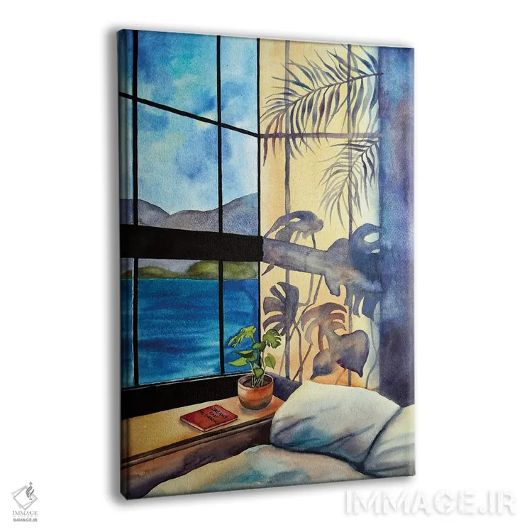 تابلو دکوراتیو رویاها سایه نمی اندازند اثر دلنارا ال - نمای پرسپکتیو محصول