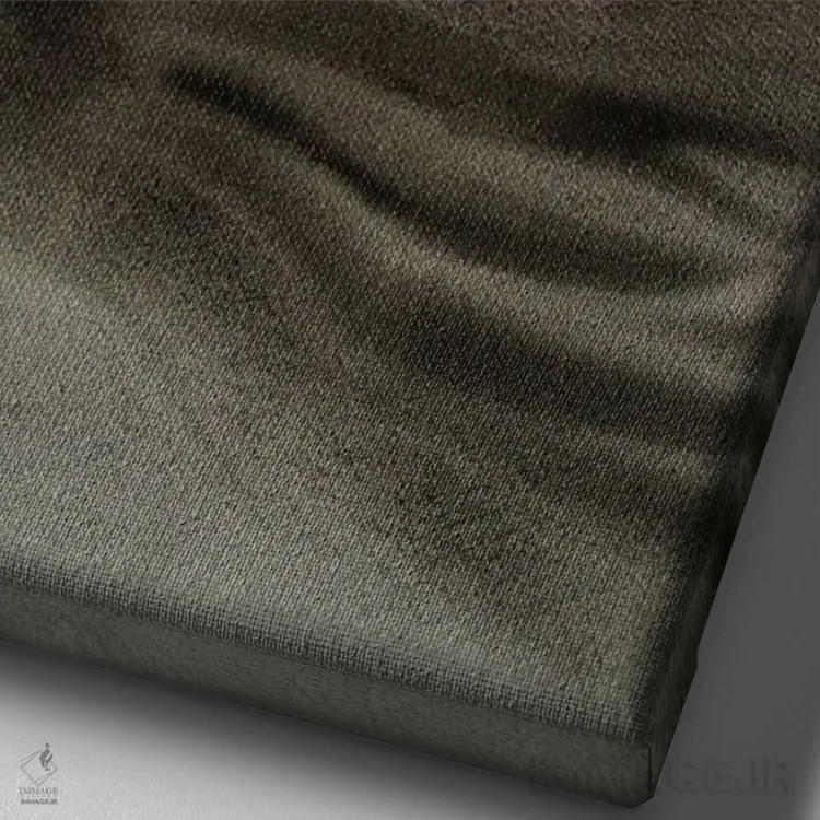 تابلو دکوراتیو ارکیده و سنگ های دریایی اثر دلنارا ال - نمای نزدیک بافت بوم