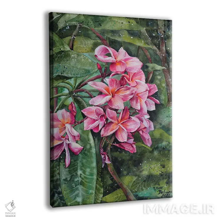 تابلو دکوراتیو استوایی اثر دلنارا ال - نمای پرسپکتیو محصول