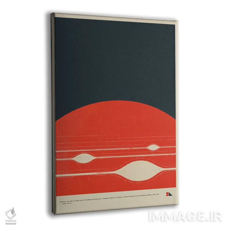 تابلو دکوراتیو مشتری اثر طراحی ۲۰۴۶ - نمای پرسپکتیو محصول