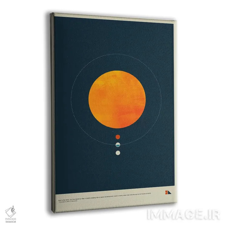 تابلو دکوراتیو منطقه قابل سکونت اثر طراحی ۲۰۴۶ - نمای پرسپکتیو محصول