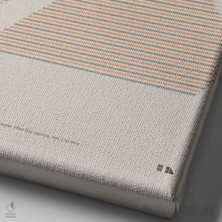 تابلو دکوراتیو نیکولا تسلا اثر طراحی ۲۰۴۶ - نمای نزدیک بافت بوم