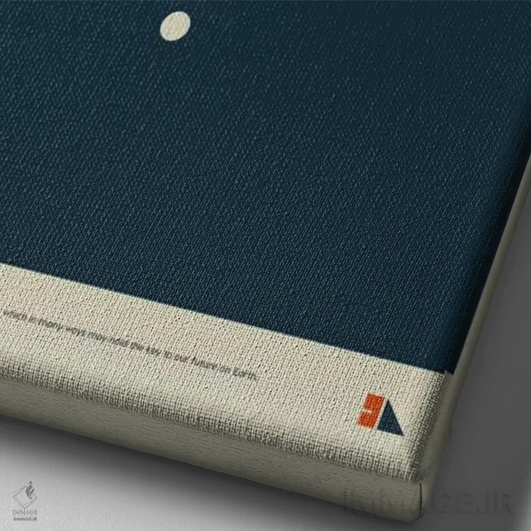 تابلو دکوراتیو منطقه قابل سکونت اثر طراحی ۲۰۴۶ - نمای نزدیک بافت بوم