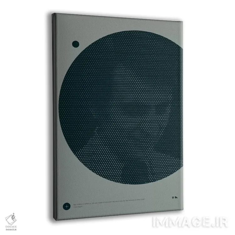 تابلو دکوراتیو کارل سیگن اثر طراحی ۲۰۴۶ - نمای پرسپکتیو محصول