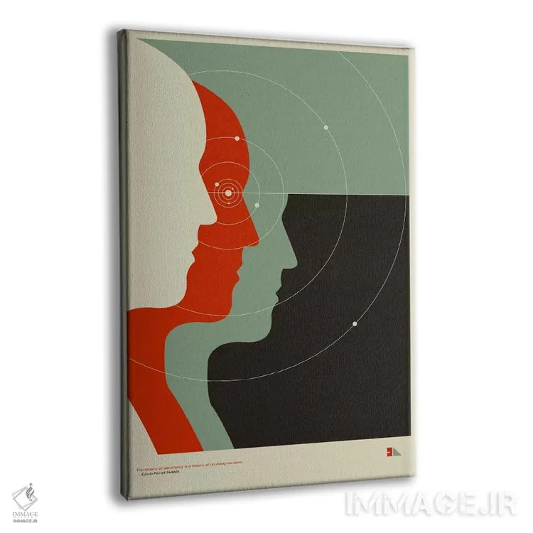 تابلو دکوراتیو طیف سنج اثر طراحی ۲۰۴۶ - نمای پرسپکتیو محصول