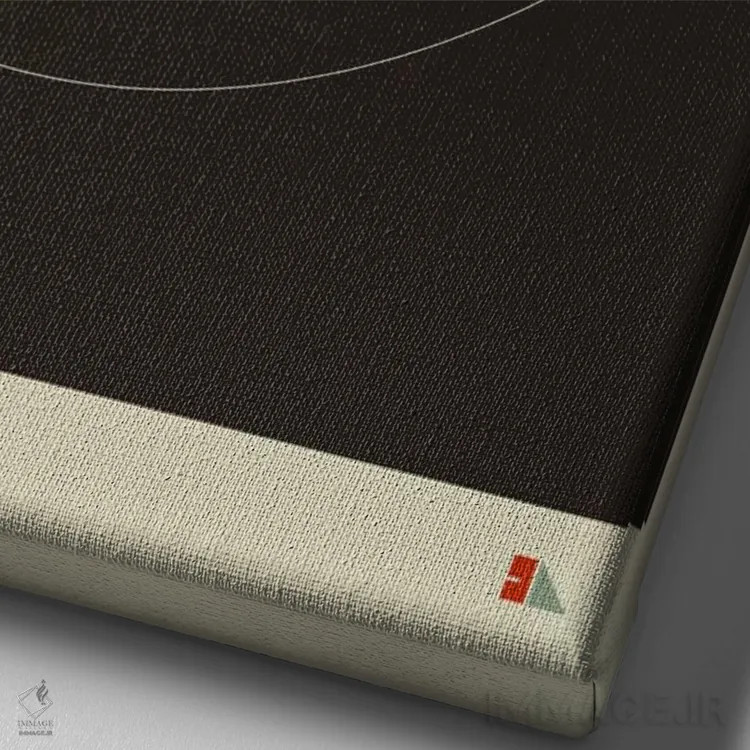 تابلو دکوراتیو طیف سنج اثر طراحی ۲۰۴۶ - نمای نزدیک بافت بوم