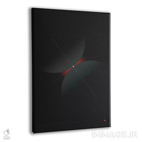 تابلو دکوراتیو برخورد I اثر طراحی ۲۰۴۶ - نمای پرسپکتیو محصول