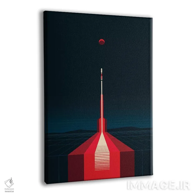 تابلو دکوراتیو پرواز یا بلند شدن اثر طراحی ۲۰۴۶ - نمای پرسپکتیو محصول