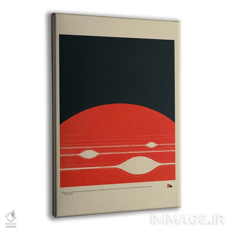 تابلو دکوراتیو غول گازی اثر طراحی ۲۰۴۶ - نمای پرسپکتیو محصول