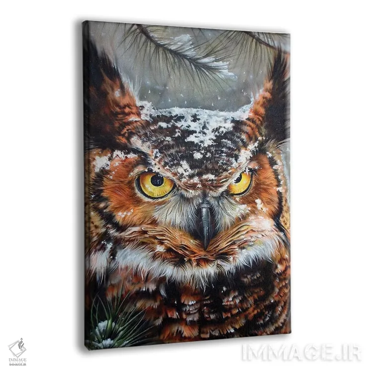 تابلو دکوراتیو شاخدار بزرگ ۲ اثر درک تورکوت - نمای پرسپکتیو محصول