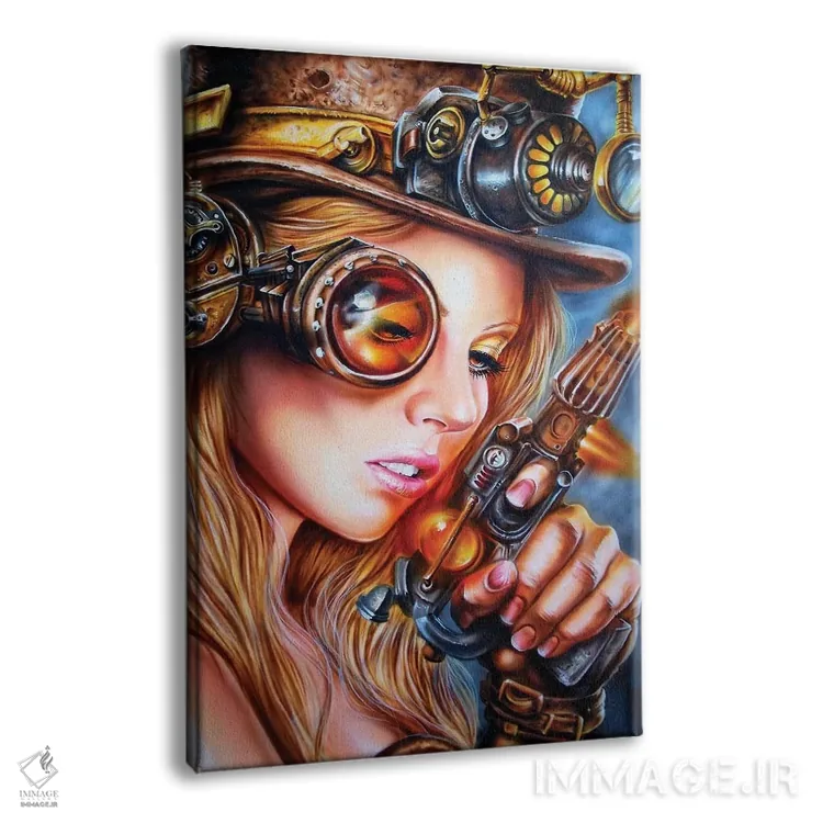 تابلو دکوراتیو استیم پانک اثر درک تورکوت - نمای پرسپکتیو محصول