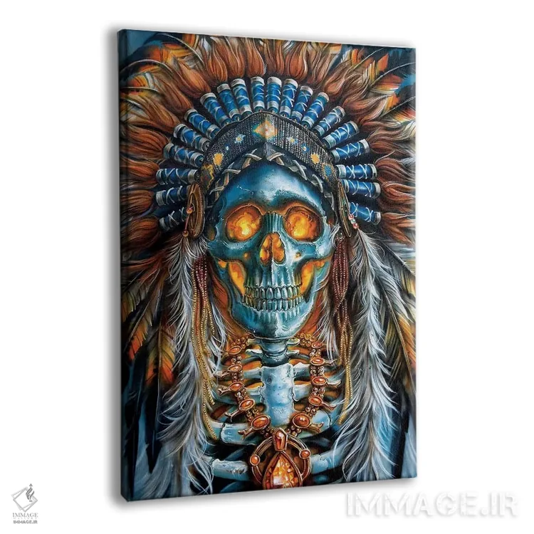 تابلو دکوراتیو رئیس جنگجو اثر درک تورکوت - نمای پرسپکتیو محصول