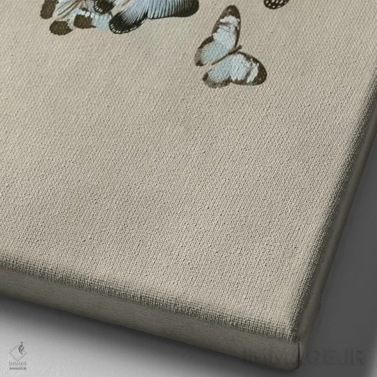 تابلو دکوراتیو پرواز بهاری I اثر دبورا دوولیه - نمای نزدیک بافت بوم