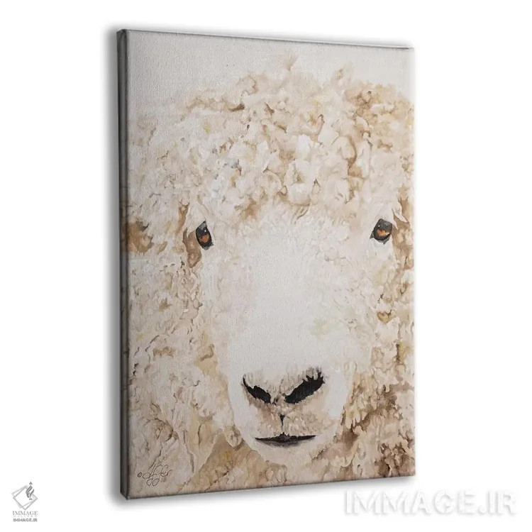 تابلو دکوراتیو پشمالو اثر دایان فیفر - نمای پرسپکتیو محصول