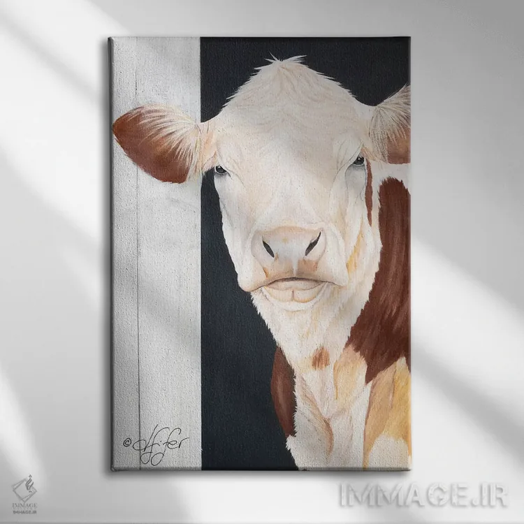 تابلو دکوراتیو بفرمایید داخل اثر دایان فیفر - نمای روبهرو روی دیوار