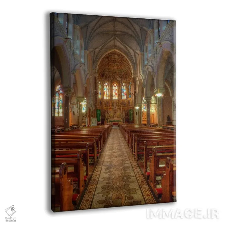 تابلو دکوراتیو Church Of The Sacred Heart Of Jesus, County Roscommon, Conn… اثر دنیس فلهرتی - نمای پرسپکتیو محصول