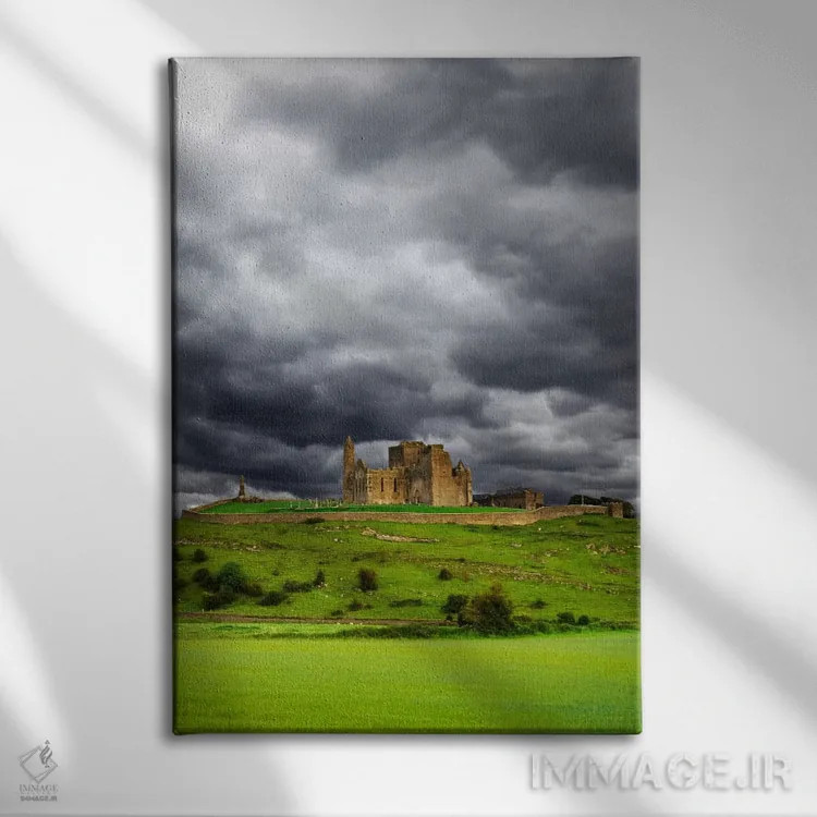 تابلو دکوراتیو Cashel, County Tipperary, Munster Province, Republic Of Ire… اثر دنیس فلهرتی - نمای روبهرو روی دیوار