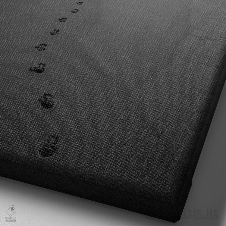 تابلو دکوراتیو به سوی شرق اثر داگ فولک - نمای نزدیک بافت بوم