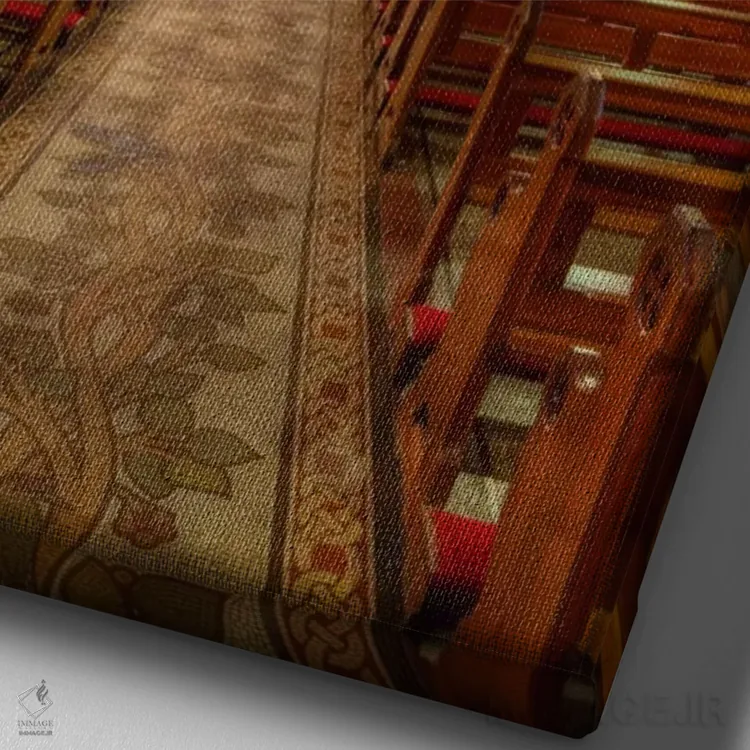 تابلو دکوراتیو Church Of The Sacred Heart Of Jesus, County Roscommon, Conn… اثر دنیس فلهرتی - نمای نزدیک بافت بوم