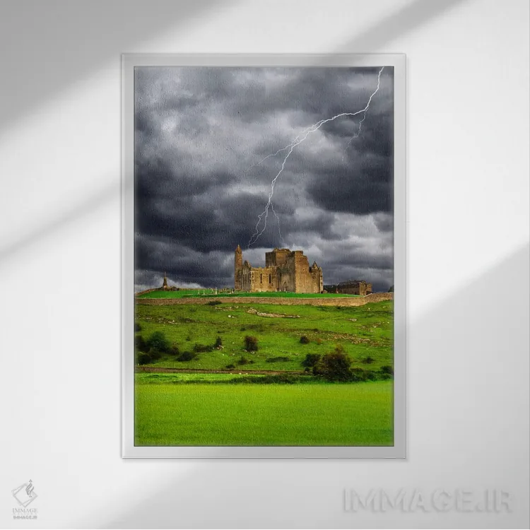 تابلو دکوراتیو County Tipperary, Munster Province, Republic Of Ireland,صاع… اثر دنیس فلهرتی - نمای قابدار سفید
