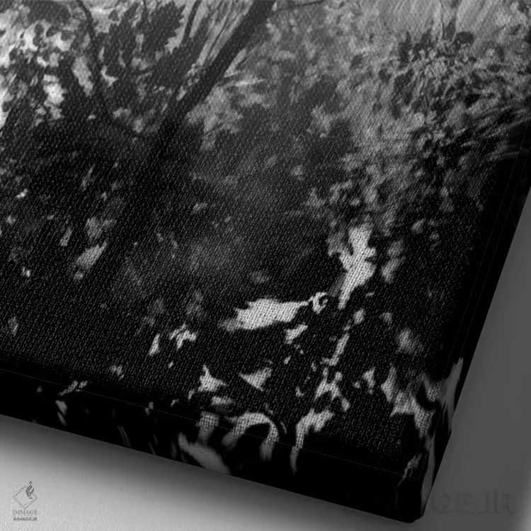 تابلو دکوراتیو خیال پردازی اثر دوریت فوگ - نمای نزدیک بافت بوم