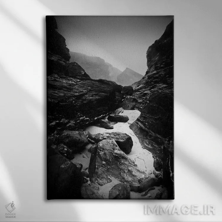 تابلو دکوراتیو دره اثر دوریت فوگ - نمای روبهرو روی دیوار